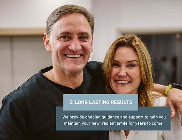 Veneers treatment, step 5